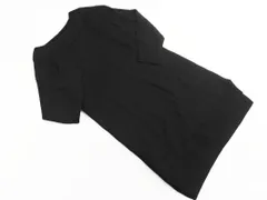 chocol raffine robe ショコラフィネローブ ニット ワンピース sizeF/黒 ◇■ レディース