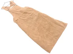 SM2 サマンサモスモス コーデュロイ ジャンパー スカート sizeF/茶 ◇■ レディース