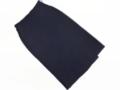 Rope Picnic ロペピクニック ラップ風 ニット タイト スカート size38/紺 ◇■ レディース