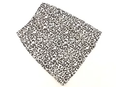 LOWRYS FARM ローリーズファーム レオパード柄 ジャガード スカート sizeF/オフホワイトｘ黒 ◇■ レディース