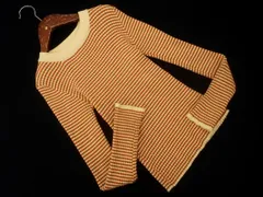 Ray Cassin レイカズン ボーダー ニット セーター sizeF/キャメル ◇■ レディース