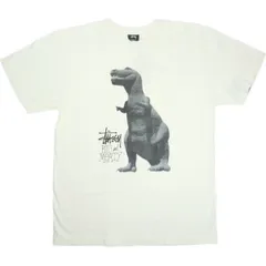 Size【L】 STUSSY ステューシー Big & Meaty Tee Pigment Dyed Tee Natural Tシャツ 白 【中古品-非常に良い】 20836207