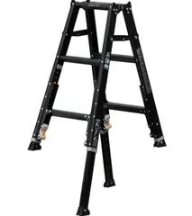 脚立　アルインコ伸縮脚付専用脚立　KARUー120BK　【ブラック】　数量限定