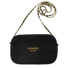 CHANEL シャネル ノベルティ 2Way ショルダーバッグ ポーチ ブラック 管理番号：10973