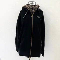 SG4977 Kani パーカー ブラック ヒョウ柄 レディースL