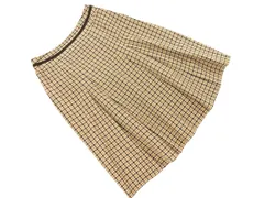 TRANS WORK トランスワーク 総柄 膝丈 スカート size36/ベージュ ◇■ レディース