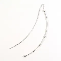 K18WG ピアス(片耳) 総重量約1.1g レディース