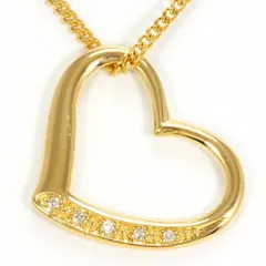 K18YG ネックレス ダイヤモンド 0.03ct 鑑別書 総重量約4.7g 約40cm