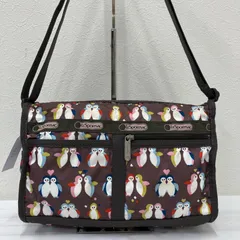 9760 LeSportsac　レスポートサック　ワンショルダーバック　肩がけ斜めがけ　ショルダー調節可能　ポケット付き　ペンギン　動物 ポケット付き　ポシェット
