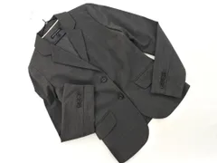 BANANA REPUBLIC バナナリパブリック ウール混 ストライプ テーラード ジャケット size0/グレー ◇■ レディース