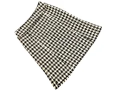 NATURAL BEAUTY BASIC ナチュラルビューティーベーシック ウール混 千鳥柄 Aライン 台形 スカート sizeS/オフホワイトｘ黒 ◇■ レディース