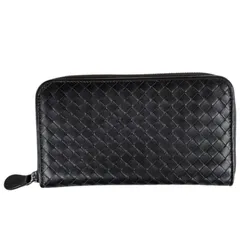 ボッテガヴェネタ イントレチャート 長財布 レザー 114076-V4651 ユニセックス  BOTTEGAVENETA  中古 ボッテガヴェネタ