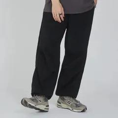 新品未使用 WEGO ウィゴー ナイロンイージーパンツ ブラック Mサイズ SK24SS03-M0001 スポーティー カジュアル ストリート 韓国ファッション 管理番号：430-300