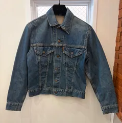 ★R02112 ヴィンテージ！Levi's リーバイス オレンジタブ 96年製 デニム ジャケット Gジャン 71505