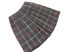 MACKINTOSH PHILOSOPHY マッキントッシュフィロソフィー チェック タック スカート size36/黒ｘ紺 ■■ レディース