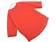 Dickies ディッキーズ ロゴ ラグラン Tシャツ sizeL/赤 ■◇ レディース