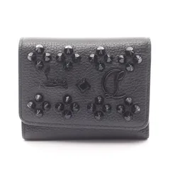 クリスチャンルブタン Christian Louboutin 三つ折り財布 ルピンザスカイスタッズ ブラック レザー ルピンザ スカイスタッズ 三つ折り財布 レディース Used Bのサムネイル