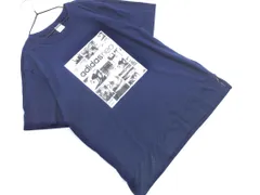 adidas アディダス neo プリント カットソー size0/紺 ■◆ レディース