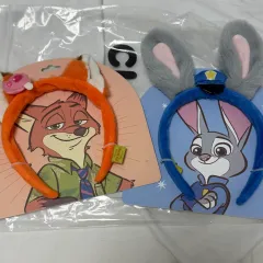 ディズニー正規品 Zootopia ニックジュディ カチューシャ