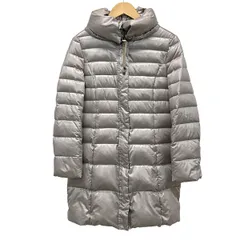 INDIVI(インディビ) ダウンコート サイズ38 M レディース美品  - グレーベージュ 長袖/冬