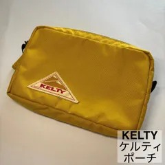 KELTY/ケルティ/ポーチ/トラベルポーチ/コンパクトポーチ/バッグインバッグ/マスタード/良好品　　　【SH163】