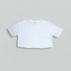 ザラ | コットン100 クロップド Tシャツ