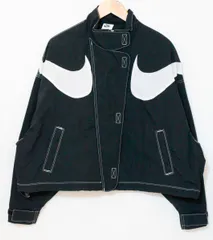 【中古】 NIKE メンズブルゾン S NIKE/スウッシュウーブンジャケット/S/黒 ブラック/dd5585-010