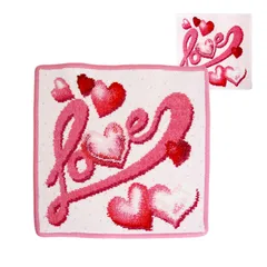 FEILER フェイラー ハンドタオル inlove ハート ローズ ハンカチ レディース　大人 女性 プレゼント ギフト かわいい おしゃれ タオルハンカチ ハンカチタオル ブランド フェイラーハンドタオル