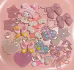 No.395 デコレーションパーツ　デコパーツ　まとめ売り