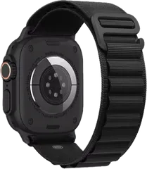 Apple Watch 49mmケース用　アルパインループ汎用バンド ★カラBlack Black