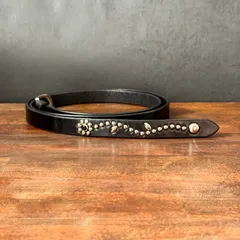 『オーダーページ』スタッズロングナローベルトフラワー➕18mm