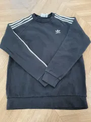 アディダス 3本線 起毛 スウェット ブラック