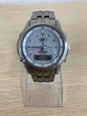 ％2 【稼動品】 CASIO カシオ 電波ソーラー時計 LINEAGE 【時計】 【1】