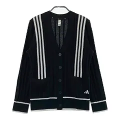 サイズ：XS ADIDAS GOLF アディダスゴルフ IN6623 長袖カーディガン  ブラック系 [240101625212] ゴルフウェア レディース ストスト