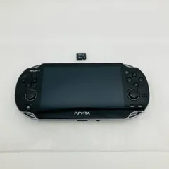 中古 ゲーム機本体 PSVITA PCH1100 ブラック 黒 メモリーカード 16GB付き PlayStation Vita 有機ELモデル