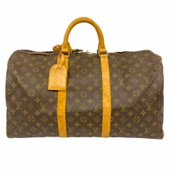 ★SALE【6ba0578】ルイヴィトン ボストンバッグ モノグラム キーポル50 M41426 ブラウン【中古】メンズ レディース ユニセックス