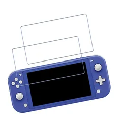 目の疲れを軽減し For Switch Lite ガラスフィルム ブルーライトカット機能 保護 液晶保護フィルム 国産旭硝子素材製 9H 表面硬度 強化ガラス 耐傷性 ブルーライト画面保護フィルム 2枚セット