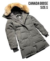 美品 CANADA GOOSE カナダグース ダウンコート レディース グレー