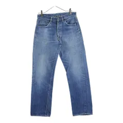 Levi's (リーバイス) 50-60s VINTAGE 501XX BIGE ボタン裏刻印W 隠しリベット Vステッチ 両面タブ 均等V 足長R オフセット ストレートデニムパンツ インディゴ