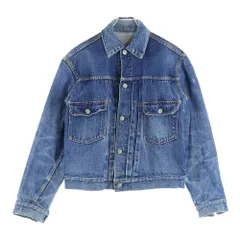 Levi's (リーバイス) 50-60s VINTAGE 507XX 2nd 紙パッチ BIGE 両面タブ 均等V 混合ステッチ デニム ジャケット インディゴ