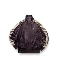 adidas アディダス FB TT VELOUR ファイヤーバード ベロア トップ トラックジャケット M ブラウン