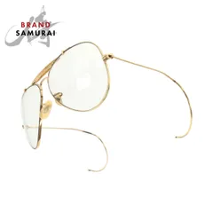 Ray-Ban レイバン ヴィンテージ B&L RAY-BAN U.S.A ゴールド クリーム ガラス/メタル R&B 58□14 USA サングラス 男女兼用 メンズ 506483【中古】