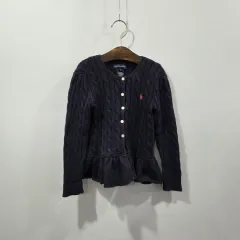 ポロラルフローレン ガールズ ケーブルニット カーディガン 6