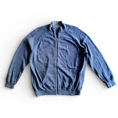 Polo Ralph Lauren ジップアップ ニットカーディガン ネイビー Size L