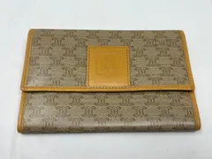 ◆CELINE セリーヌ 折りたたみ財布 マカダム柄 財布 中古◆17376★
