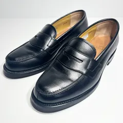 極美品 REGAL リーガル コインローファー JJ16 シボ革 スコッチブラック 24.5cm