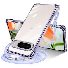 長さ調整可能 2WAY 縦/横 ショルダー ショルダー ネックストラップ 織りストラップ付き 取り外し可能 斜めがけ 紐付き TPU 軽量 薄型 透明 縄掛けケース 落下防止 斜めかけ 肩掛け カバー 9 9 9 ピクセル 紛失防止 スマホケース 用 用 9p