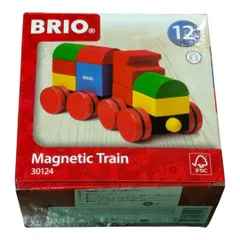 【アウトレット品】新品未使用 ブリオ(BRIO) マグネット式スタッキングトレイン 30124 対象年令： 12 か月からのサムネイル