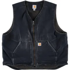 2026年最新】carhartt ダックベスト ブラックの人気アイテム - メルカリ