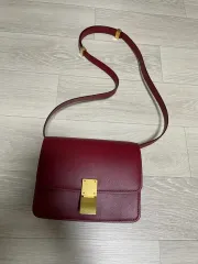 Celine セリーヌ ボックスバッグ スモール レッド